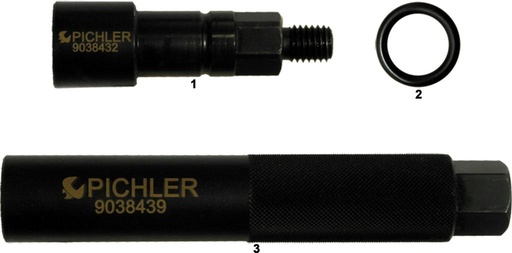 [9038435] Atbrīvošanas svira un adapteru papildinājums, 3 daļas, Delphi, DENSO (9038435, PICHLER)