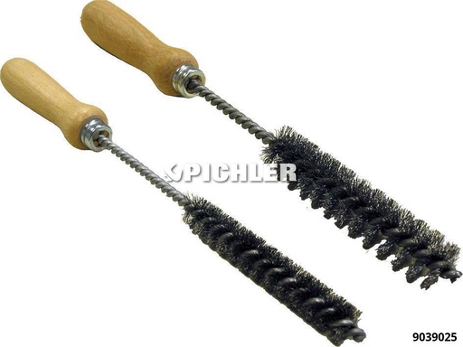 [9039025] Steel wire hole brushes set 2 pcs 15x100 and 20x100 overall (9039025, PICHLER)