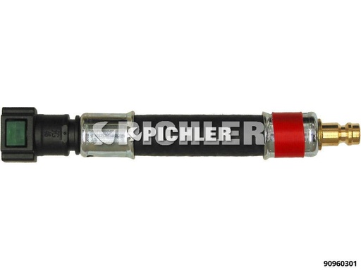 [90960301] Tiesi mova Ø8,00 mm (raudona) su žarnele ir kištuku DN5 (90960301, PICHLER)