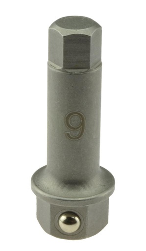 [9134889] Special Hex Socket Insert 9 mm, SW13 Drive (9134889, PICHLER)