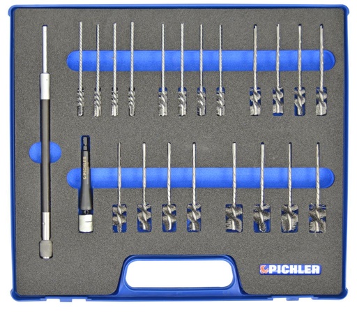 [9139000] Speciālo tīrīšanas suku komplekts, 22 daļas, Ø 6–16 mm (9139000, PICHLER)