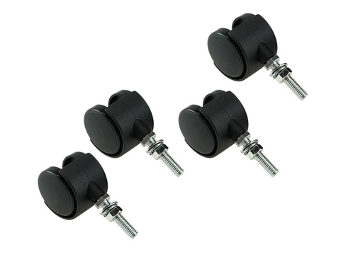 [94952554] Replacement castor set, 4 pcs, e.g. for walnut shell blasting unit (94952554, PICHLER)