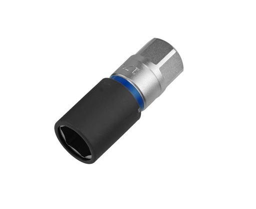 [99414317] Riteņu uzgriežņu muciņa ar plastmasas aizsargu 17 mm, zils krāsu marķējums, vieglmetāla diskiem (99414317, PICHLER)