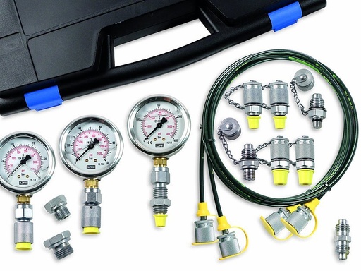 [041946_1] Hydraulic Measurement Kit, analogue 3 pressure gauges (041946_1, LEITENBERGER)