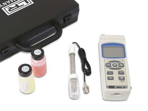 [100147_1] pH Meter for Documentation, e.g. Coolant Analysis, incl. Calibration Solution (100147_1, LEITENBERGER)