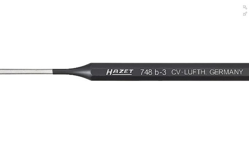 [748B-3] Kaištinis išmušėjas (smaigas), 3 mm (748B-3, HAZET)