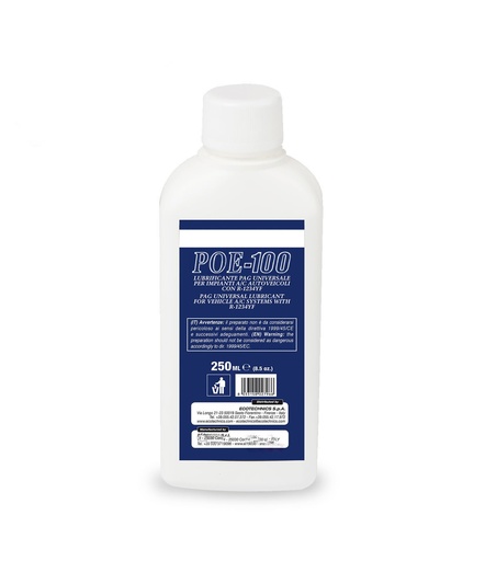 [DECKAEK283] Alyvos buteliukas POE100, 250 ml, elektriniams kompresoriams (DECKAEK283, ECOTECHNICS)