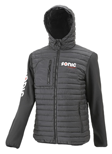 [75209L] Striukė su gobtuvu, juoda L (75209L, SONIC)