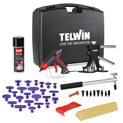 [804650] Virsbūves iespiedumu remonta komplekts ar līmes metodi GLUE REPAIR KIT BASIC (804650, TELWIN)