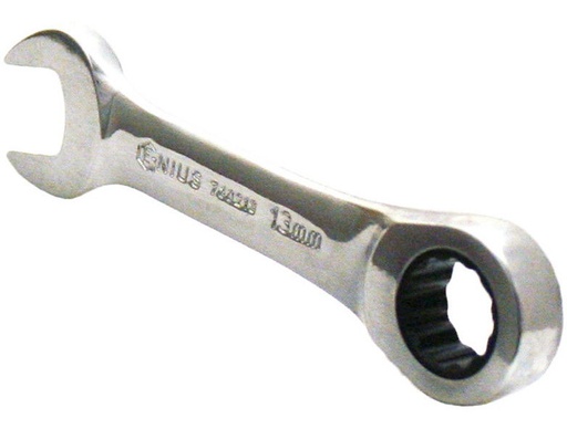 [760213] Stubby ratcheting combination wrench 13 mm (760213, GENIUS)