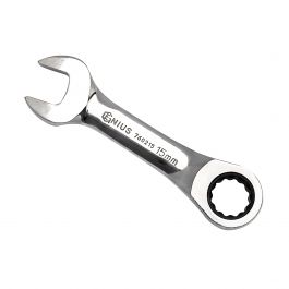 [760215] Short ratcheting combination wrench 15 mm (760215, GENIUS)