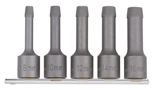 [801305] Varžtų sukimo galvučių komplektas 1/2 ", 5 vnt. (801305, SONIC)