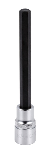 [83414010] SONIC Long socket 1/2" with hex bit 10 mm, 140 mm length (83414010, SONIC)