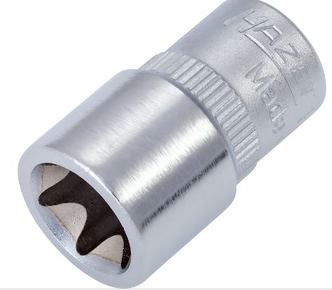 [850-E7] Socket - 1/4 inch (6.3 mm) square, hollow (850-E7, HAZET)