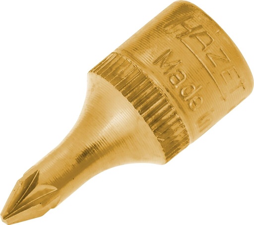 [8507-PZ1] Screwdriver socket - 1/4 inch (6.3 mm) square, hollow (8507-PZ1, HAZET)