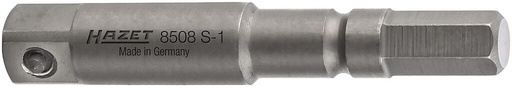 [8508S-1] Impact adapter - 1/4 inch hexagon, solid ISO 1173-A 5.5 (8508S-1, HAZET)