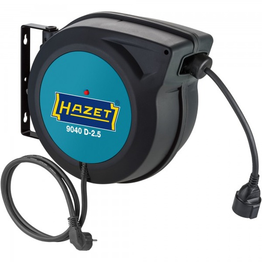 [9040D-2.5] Elektrības kabeļa spole 220V 20m (9040D-2.5, HAZET)