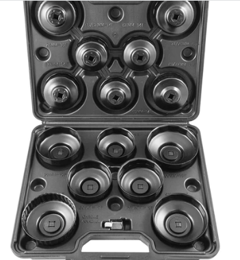[AOFWS14] Oil filter cap wrench set, 14 pcs (AOFWS14, THORVIK)