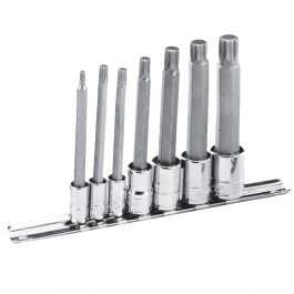 [BS-2307TL] 12-point socket bit set (7vnt) (BS-2307TL, GENIUS TOOLS)