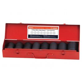[CD-808MD] Trieciena muciņu komplekts 1", 8 gab., Genius Tools (CD-808MD, GENIUS)