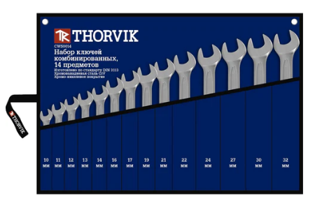 [CWS0014] Kombinuotų raktų kompl. 10-22 mm, 12 vnt. (CWS0014, THORVIK)