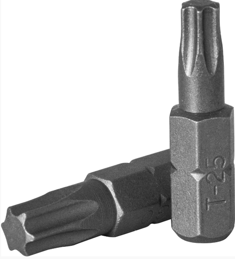[D130T45] Zvaigznes (TORX) uzgalis ar 10 mm sešstūra kātu, T45x30 mm (D130T45, JONNESWAY)