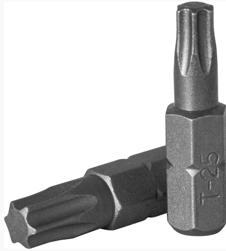 [D130T55] 11 MM HEX SHANK STAR INSERT BIT, SIZE: T55 X 30 MM (D130T55, JONNESWAY)
