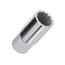 [FS31408] Gara muciņa 1/4" 12-stūru 8 mm (FS31408, THORVIK)