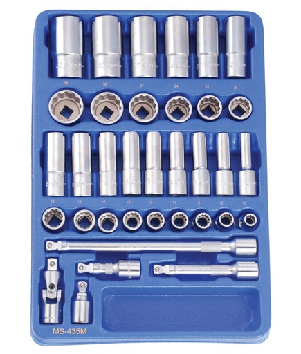 [MS-435M] Tool set for trolley, 35 pcs (MS-435M, GENIUS)