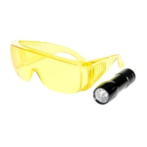 [RK1230] UV LED MINI lamp 9V with glasses (RK1230, ERRECOM)