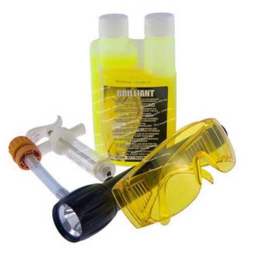 [RK1235.01] Leak detection kit + 250 ml UV dye (RK1235.01, ERRECOM)