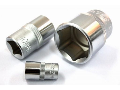 [S04H3114] Galvutė 3/8" 6-briaunė su briaunelėmis 14 mm (S04H3114, JONNESWAY)
