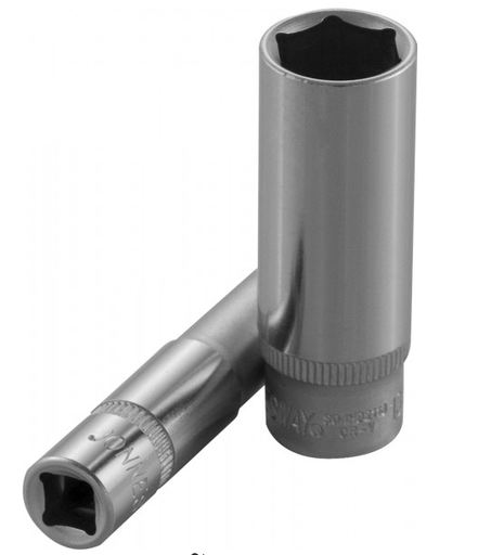 [S04HD21055] Galvutė ilga 1/4" 5,5 mm, 12-kampė (S04HD21055, JONNESWAY)