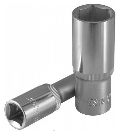[S04HD4122] Ilga galvutė 1/2" 6-briaunė, dydis: 22 mm (S04HD4122, JONNESWAY)