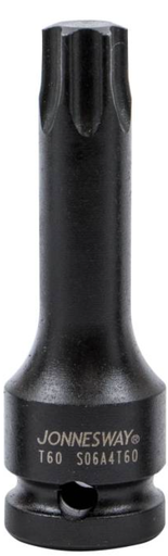 [S06A4T50] 1/2"DR STAR BIT IMPACT SOCKET, SIZE: T50, L: 78MM (S06A4T50, JONNESWAY)