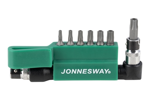 [S08H2ST8S] 8PCS 1/4" DR. STAR TAMPERPROOF BIT SET (S08H2ST8S, JONNESWAY)