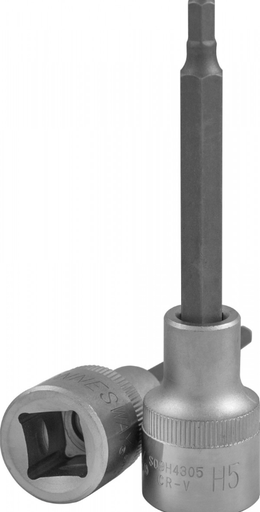 [S09H4304] 1/2"DR. HEX BIT SOCKET SIZE: H4, L: 100 MM (S09H4304, JONNESWAY)