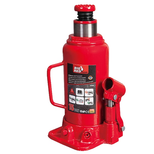 [T91504] Hydraulic bottle jack 15 t (T91504, TONGRUN)