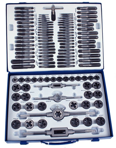 [es-68110] Sriegiklių ir sriegpjovių komplektas | M2 - M18 (es-68110)