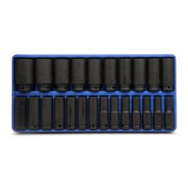 [DI-425M] Impact socket set for trolley, 25 pcs (DI-425M, GENIUS)