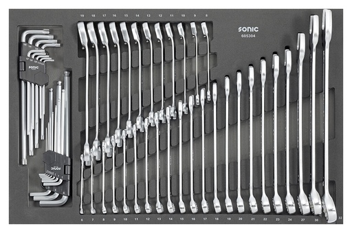 [605304] Veržliarakčių rinkinys motociklams SFS, 53 vnt. (605304, SONIC)