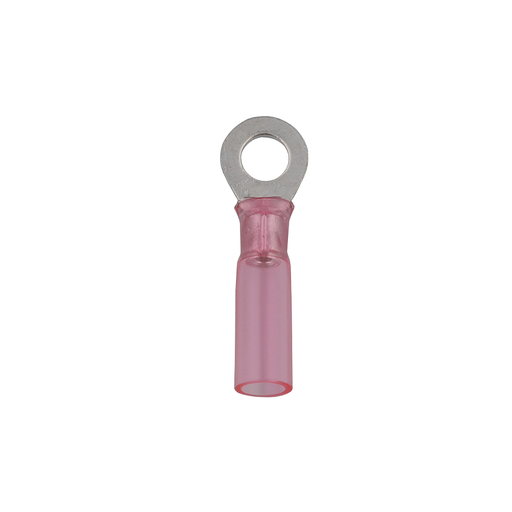 [3555-903-1/50] Kilpinis (žiedinis) gnybtas M6, raudonas, 0,50-1,00mm2 (3555-903-1/50, NORMFEST)