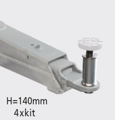 [S224A4] Rubber pad H=140 mm for quick drop-in, RAVAGLIOLI (S224A4)