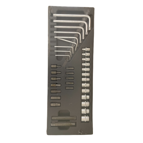 [TRBS0686] Tool set for trolley – sockets 4-14 mm (TRBS0686, TONGRUN)