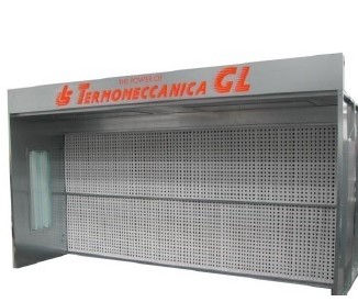 [MINI GLF] Atviro tipo dažymo kabina ruošiniams, baldams, TERMOMECCANICA (MINI GLF)