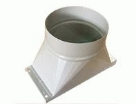 [ETK-FUS-160L] Aliuminio kanalo perėjimas D-160 mm (ETK-FUS-160L, FILCAR)