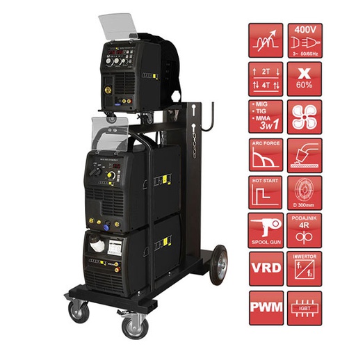 [ProMIG 500W] Sinerginis suvirinimo aparatas Fast (ProMIG 500W, SPARTUS)