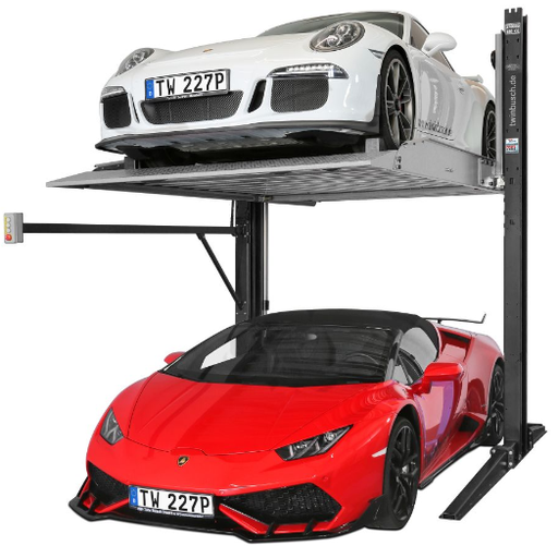 [TW227P] Dviejų kolonų parkavimo keltuvas dviems automobiliams TW 227P (TW227P, TWIN BUSCH)