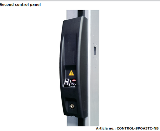 [CONTROL-SPOA3TC-NB] Valdymo pultas skirtas dviejų kolonų keltuvams Rotary (CONTROL-SPOA3TC-NB, BLITZROTARY)