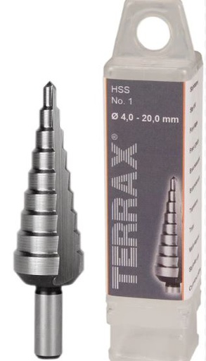 [101050-9TX] Step drill bit (101050-9TX, TERRAX)